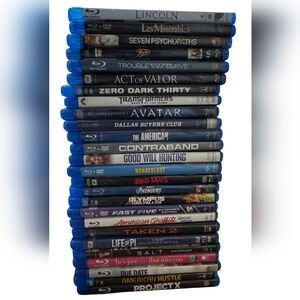 Blu-ray Movie Collection Open Box Bundle